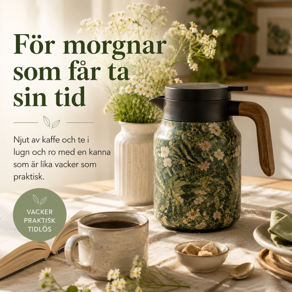 FloraKanna™ – Isolerad serveringskanna