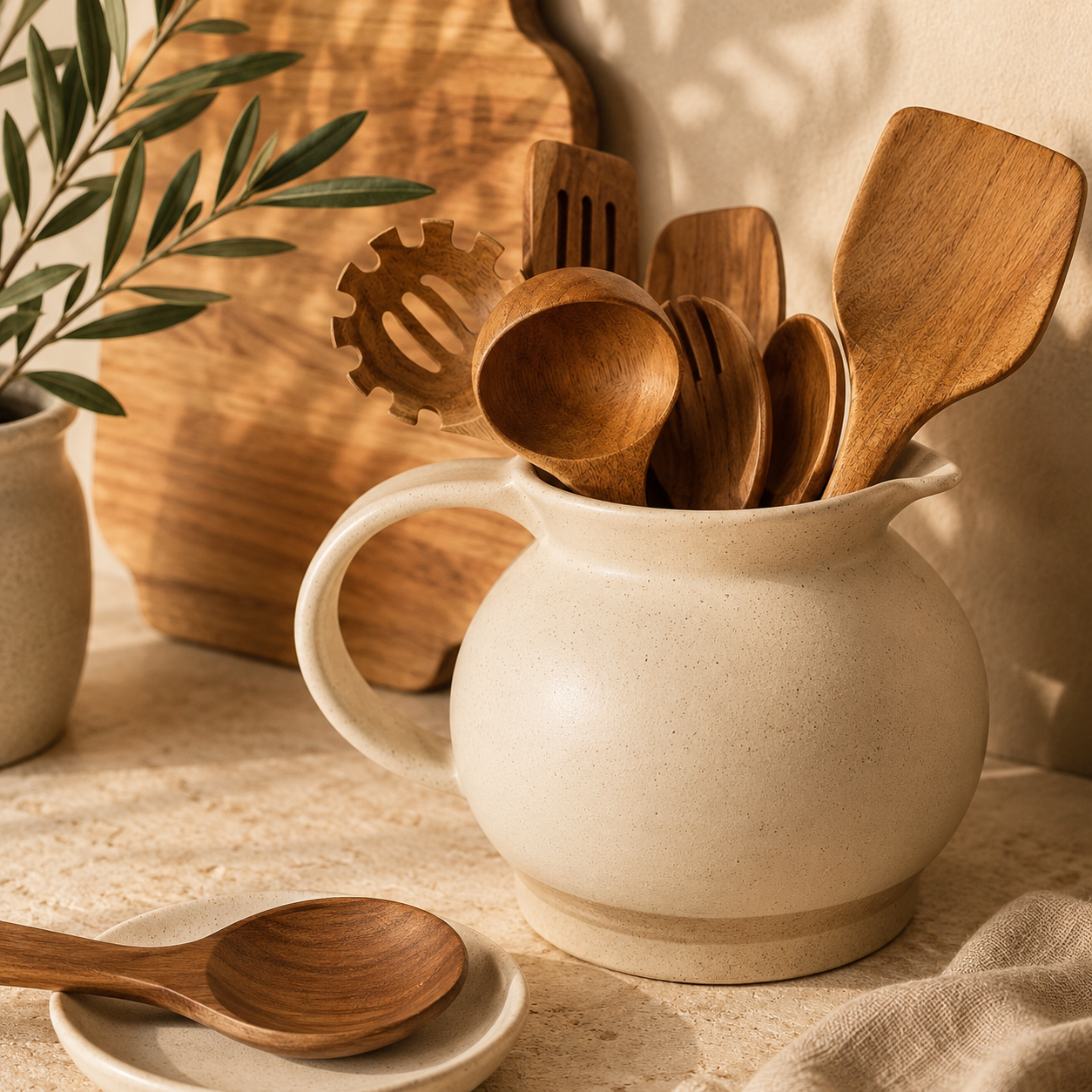 ArkaTeak™ – Köksredskap i Teak (9 delar)