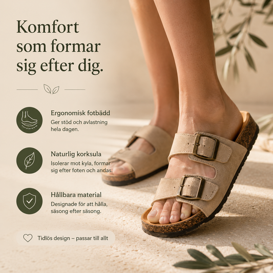 ArkaKork™ – Ergonomiska Korksandaler